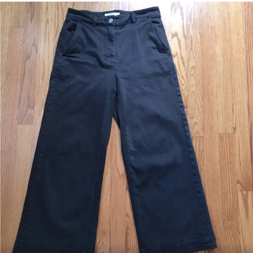 Everlane wide leg crop pants